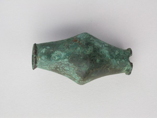 Biconical Bead, Geometric Period (800-600 BCE). Creator: Unknown.