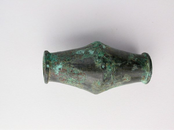Biconical Bead, Geometric Period (800-600 BCE). Creator: Unknown.