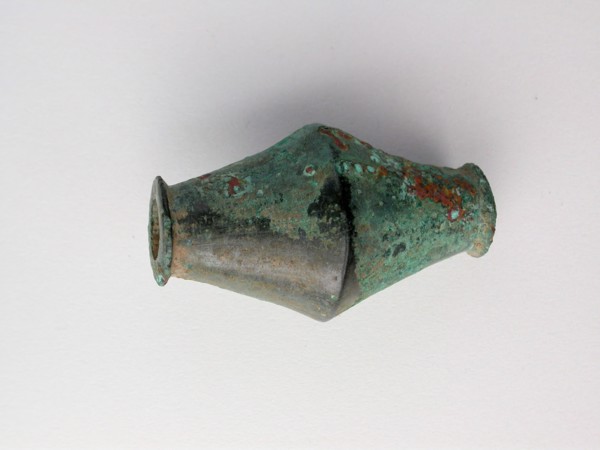 Biconical Bead, Geometric Period (800-600 BCE). Creator: Unknown.