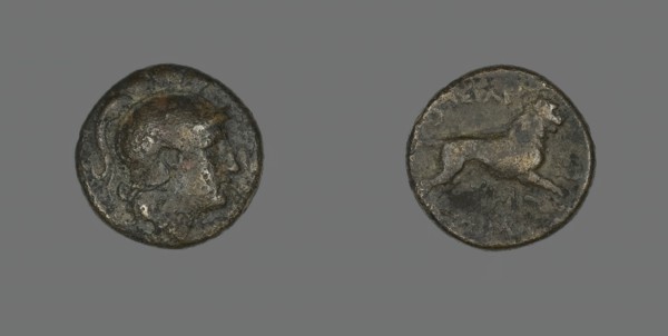 Coin Depicting the God Ares, 306-281 BCE. Creator: Unknown.