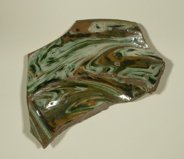 Fragment of a Plate, 16th-17th century. Creator: Unknown.