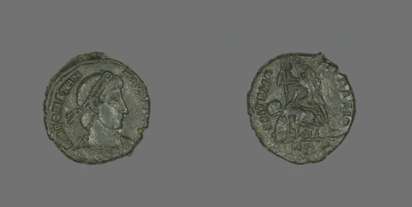 Coin Portaying Emperor Constantius II, 337-361. Creator: Unknown.