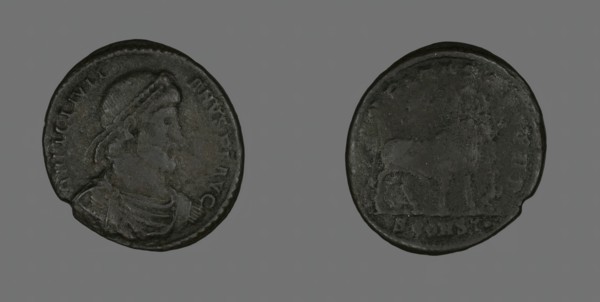 Base (Coin) Portraying Emperor Julianus, 360-363. Creator: Unknown.