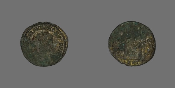 Antoninianus (Coin) Portraying Emperor Probus, 276-282. Creator: Unknown.