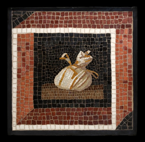 Mosaic Floor Panel Depicting a Sack, 2nd century. Creator: Unknown.