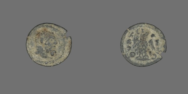 Coin Depicting the Hero Hercules, 211-222. Creator: Unknown.