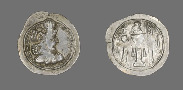 Coin Portraying King Sapor II, 309-379. Creator: Unknown.