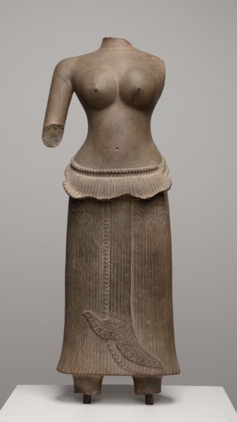 A Goddess, Angkor period, 12th century. Creator: Unknown.