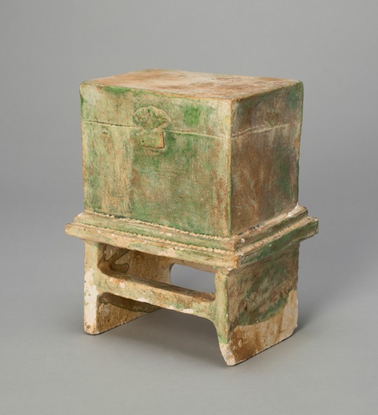 Miniature Box on a Stand (Mingqi), Ming dynasty (1368-1644). Creator: Unknown.