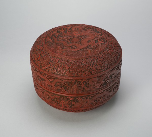 Covered Box, Ming dynasty (1368-1644), Jiajing reign mark and period (1522-1567). Creator: Unknown.