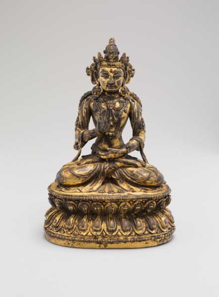 One of the Five Celestial Buddhas, Seated with Hands in..., Ming dynasty, Yongle period (1403-24). Creator: Unknown.