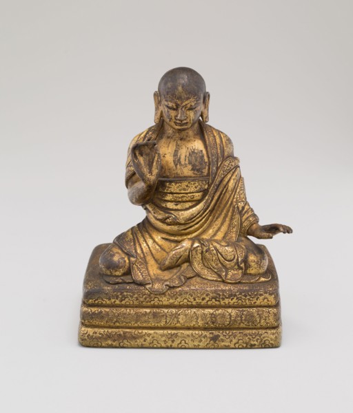 One of the 18 Luohan (Arhats), Qing dynasty (1644-1911), 18th century. Creator: Unknown.