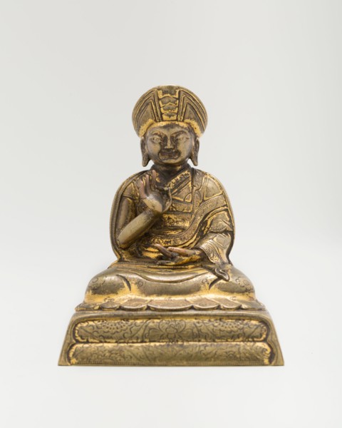 Portrait of the Tibetan Lama Chankya Hutuktu Rolpai Dorje (1717-1786), Qing dynasty, 18th/19th centu Creator: Unknown.