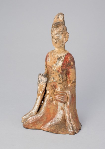 Seated Official, Northern Wei dynasty (386-535), c. 5th century with later restoration. Creator: Unknown.