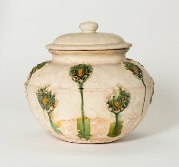 Covered Jar with Medallions, Tang dynasty (618-906). Creator: Unknown.