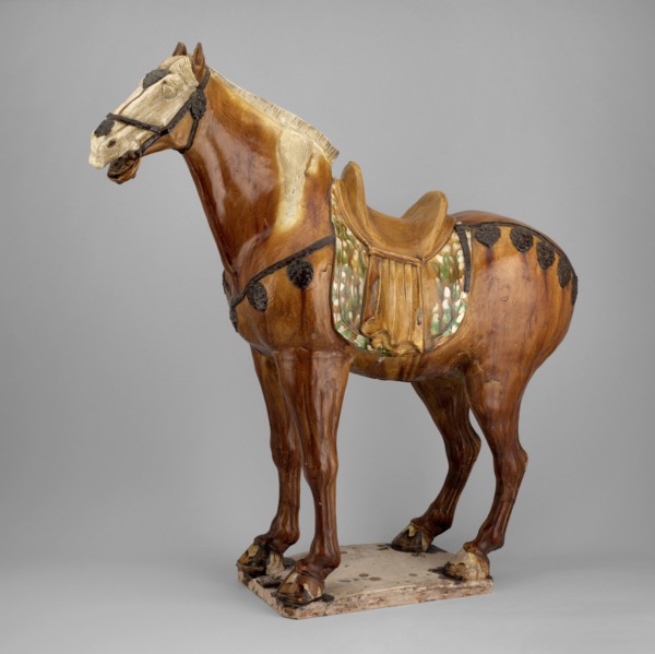 Horse, Tang dynasty, (A.D. 618-907), 1st half of 8th century. Creator: Unknown.
