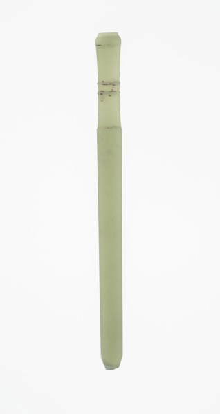 Handle-Shaped Jade, Shang or Western Zhou dynasty,  2nd-early 1st millennium B.C. Creator: Unknown.