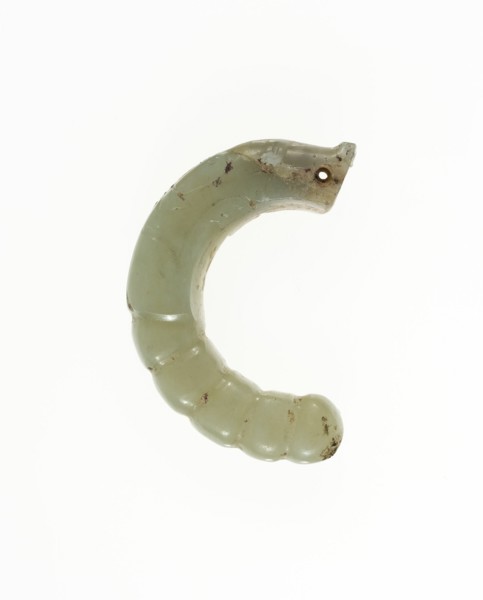Dragon-Headed Pupa Pendant, Western Zhou period, 11th/10th century B.C. Creator: Unknown.