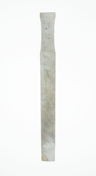 Handle-Shaped Jade, Shang or Western Zhou period, 2nd/early 1st millennium B.C. Creator: Unknown.