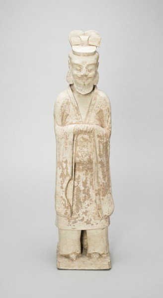 Standing Bearded Official, Tang dynasty (618-907) or later. Creator: Unknown.
