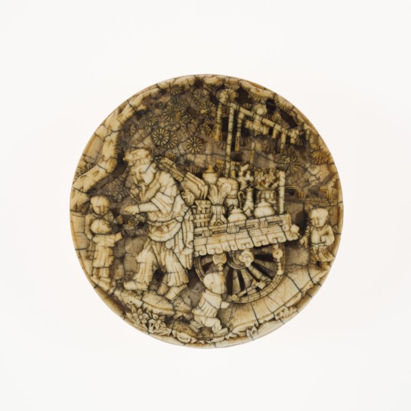 The Knickknack Peddler, Ming dynasty (1368-1644), 16th century. Creator: Unknown.