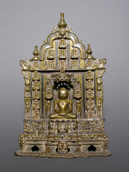 Altarpiece with Twenty-Second Jaina Tirthankara Neminatha Surrounded by Twenty-..., 1498. Creator: Unknown.