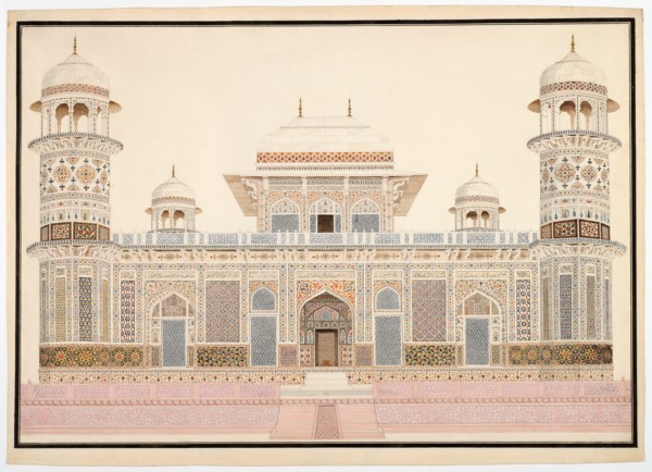 I'timad-ud-Daula's Tomb at Agra, c. 1820. Creator: Unknown.