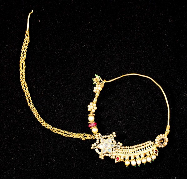 Nose Ring (Nath), 19th century. Creator: Unknown.