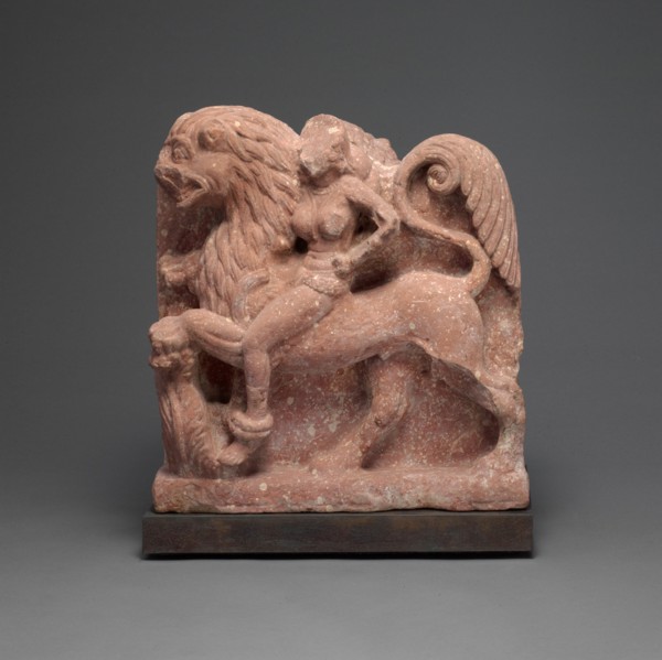 Double -Sided Capital with Female Figure Astride a Lion, c. 1st century A.D. Creator: Unknown.