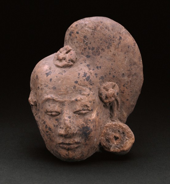 Head from a Figurine of a Female, 14th/15th century. Creator: Unknown.