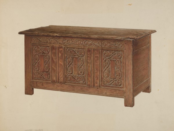 Chest, c. 1937. Creator: Charles Squires.