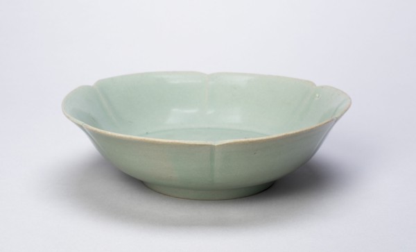 Shallow Foliate Bowl, Korea, Goryeo dynasty (918-1392), 12th century. Creator: Unknown.