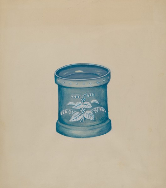 Powder Box, c. 1936. Creator: Florence Stevenson.