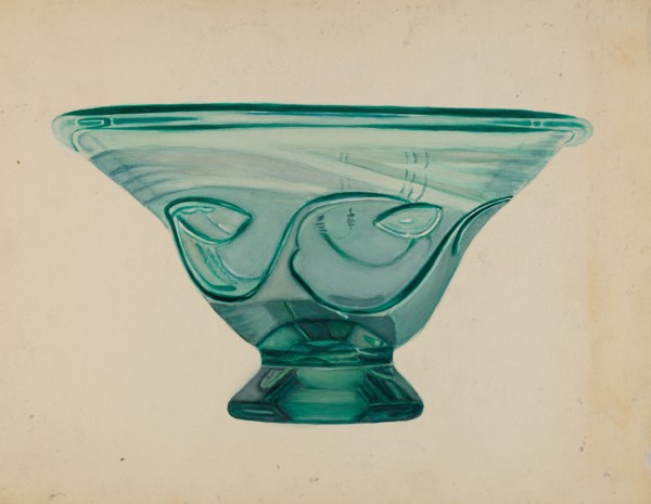 Bowl, 1935/1942. Creator: Isidore Steinberg.