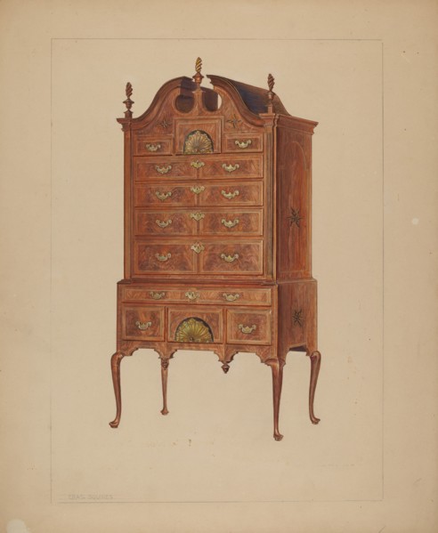 Highboy, 1936. Creator: Charles Squires.