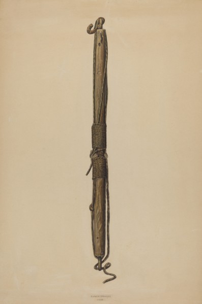 Spreader for Schooner Rigging, 1939. Creator: Erwin Stenzel.