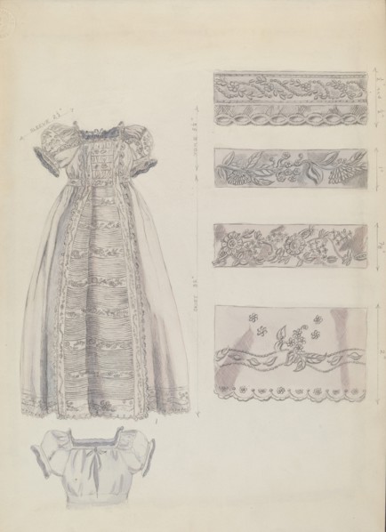 Christening Robe, c. 1936. Creator: Ella Josephine Sterling.