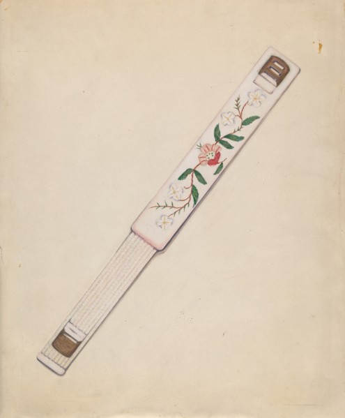 Wedding Garters, c. 1936. Creator: Ella Josephine Sterling.