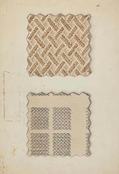 Vest Material, c. 1936. Creator: Robert Stewart.