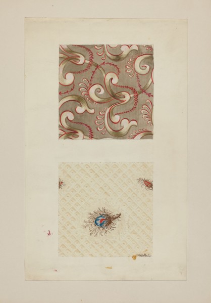 Vest Material, c. 1936. Creator: Robert Stewart.