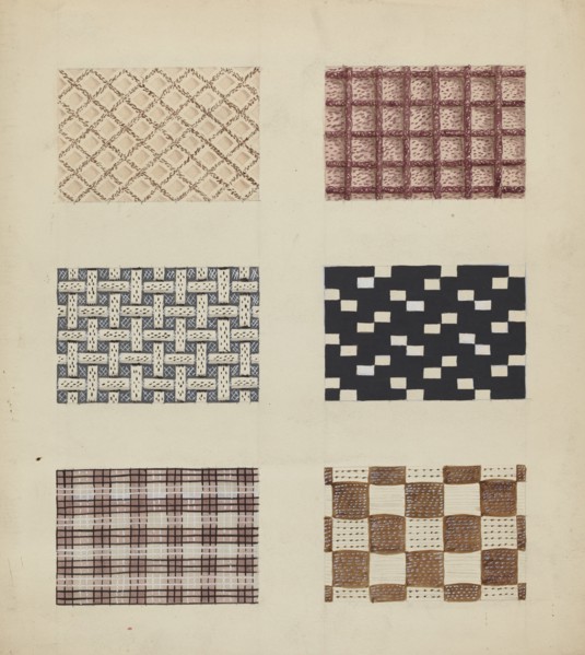 Vest Material, c. 1936. Creator: Robert Stewart.