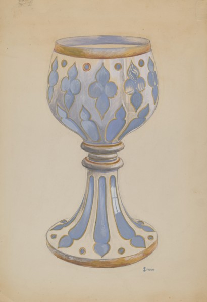 Vase, c. 1936. Creator: Robert Stewart.