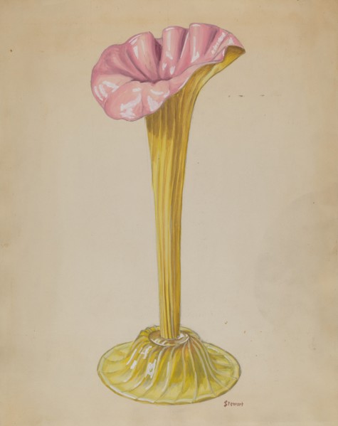 Vase, c. 1936. Creator: Robert Stewart.