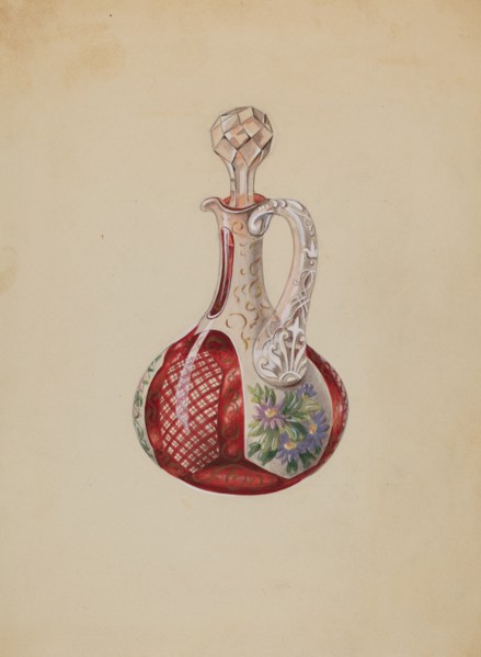 Vinegar Cruet, c. 1936. Creator: Robert Stewart.