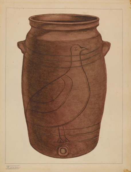 Water Cooler, c. 1937. Creator: Frank Fumagalli.
