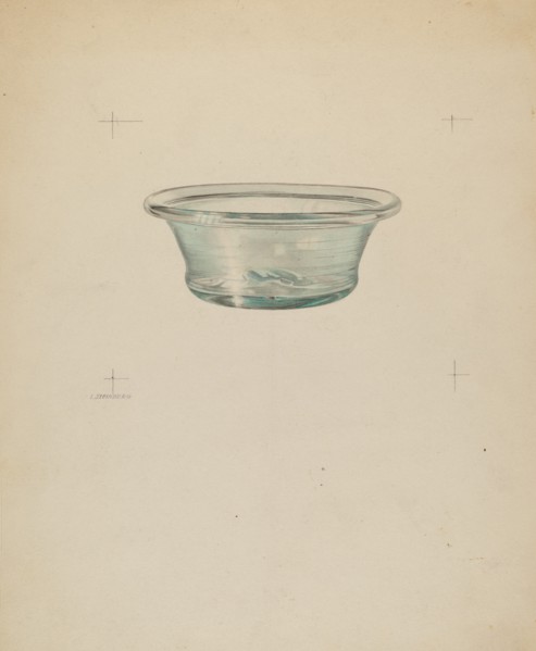 Sauce Dish, c. 1938. Creator: Isidore Steinberg.