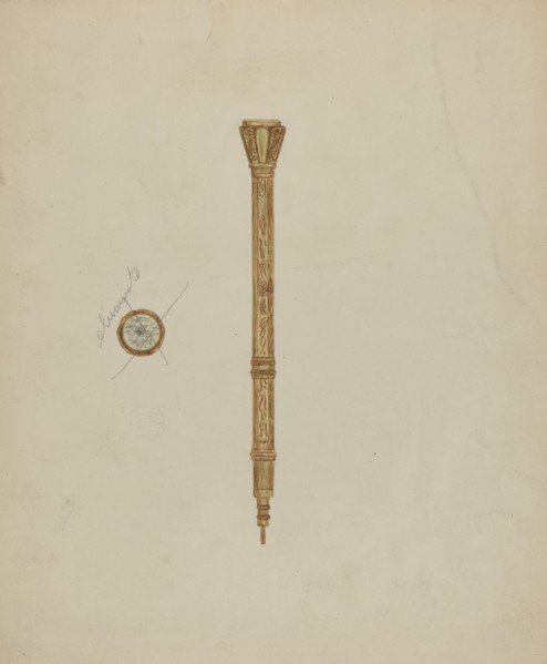 Refillable Pencil, c. 1941. Creator: Mary Fitzgerald.