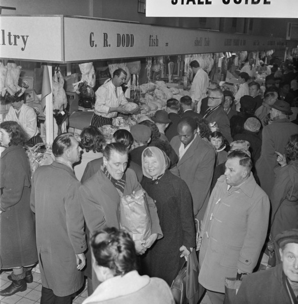 Bull Ring Centre, Birmingham, 23/12/1963. Creator: John Laing plc.