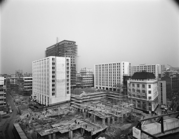 Paternoster Square, City of London, 16/01/1964. Creator: John Laing plc.