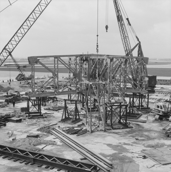 Heathrow Airport, BEA Servicing Hangar, Heathrow, Hillingdon, London, 07/04/1970. Creator: John Laing plc.